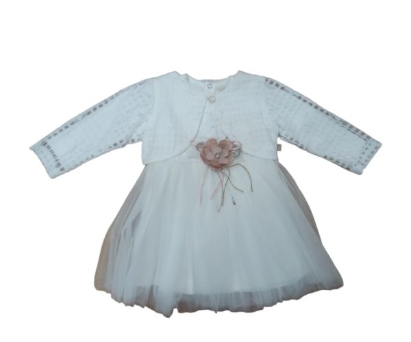 Svečana haljina + bolero + broš, roza ili bijela - Slika 3