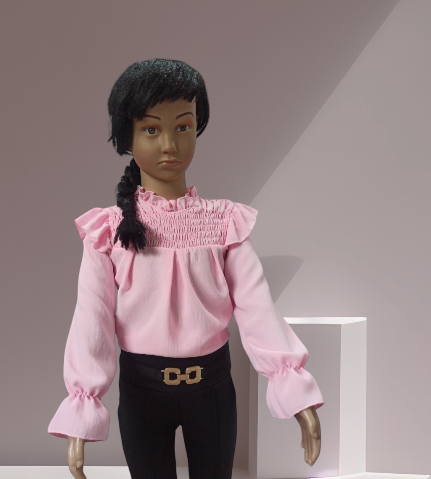 0105282 - Košulja u roza ili bijeloj boji - 4