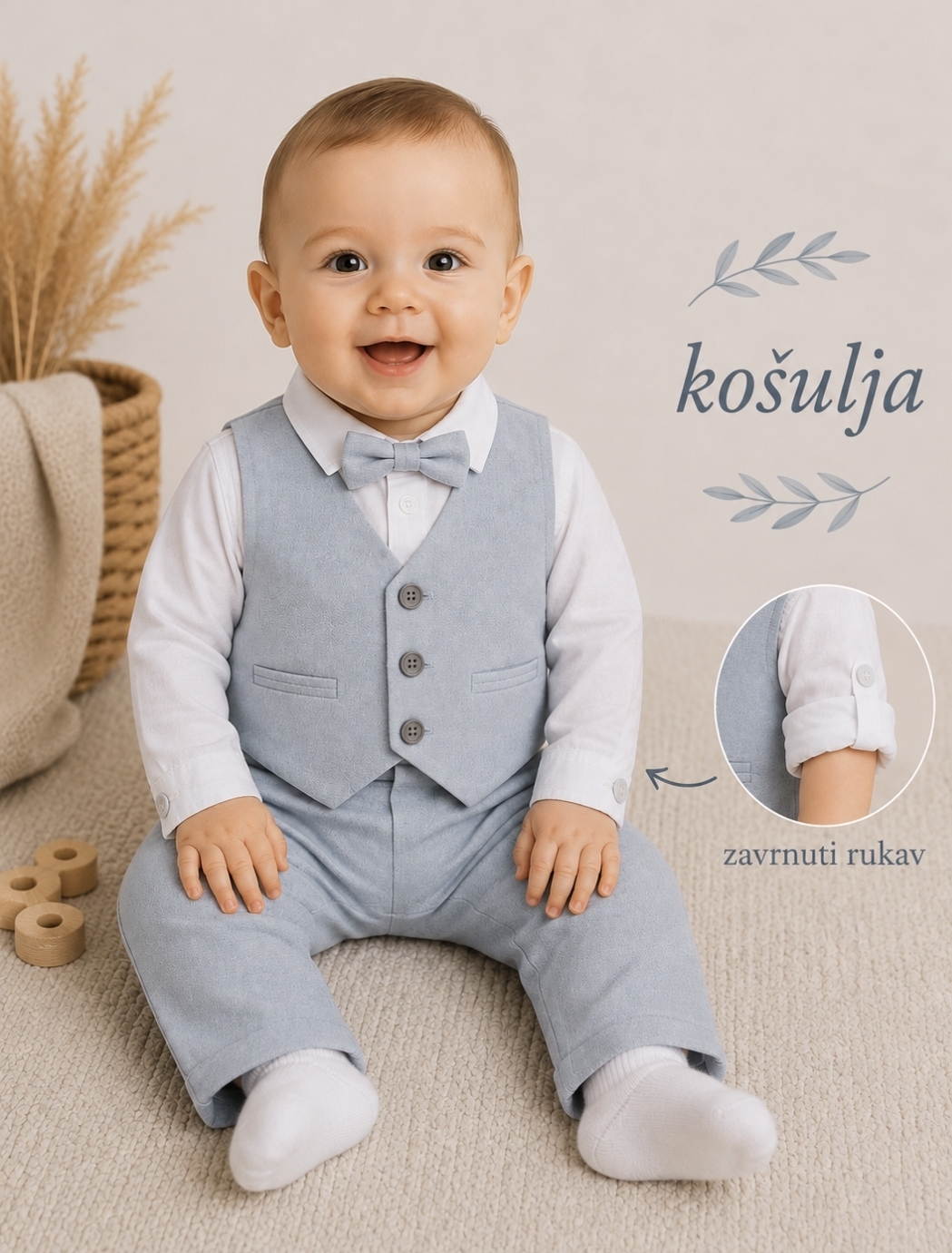 0111477 - 2990 KOMPLET BEŽ/SVIJ.PL/SIVO - 2